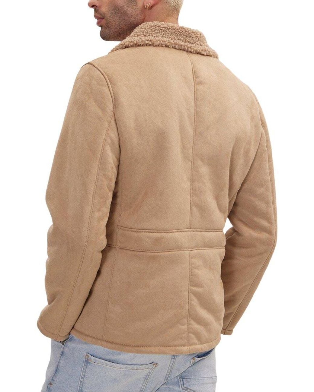 Ron Tomson Natural Peacoat for men