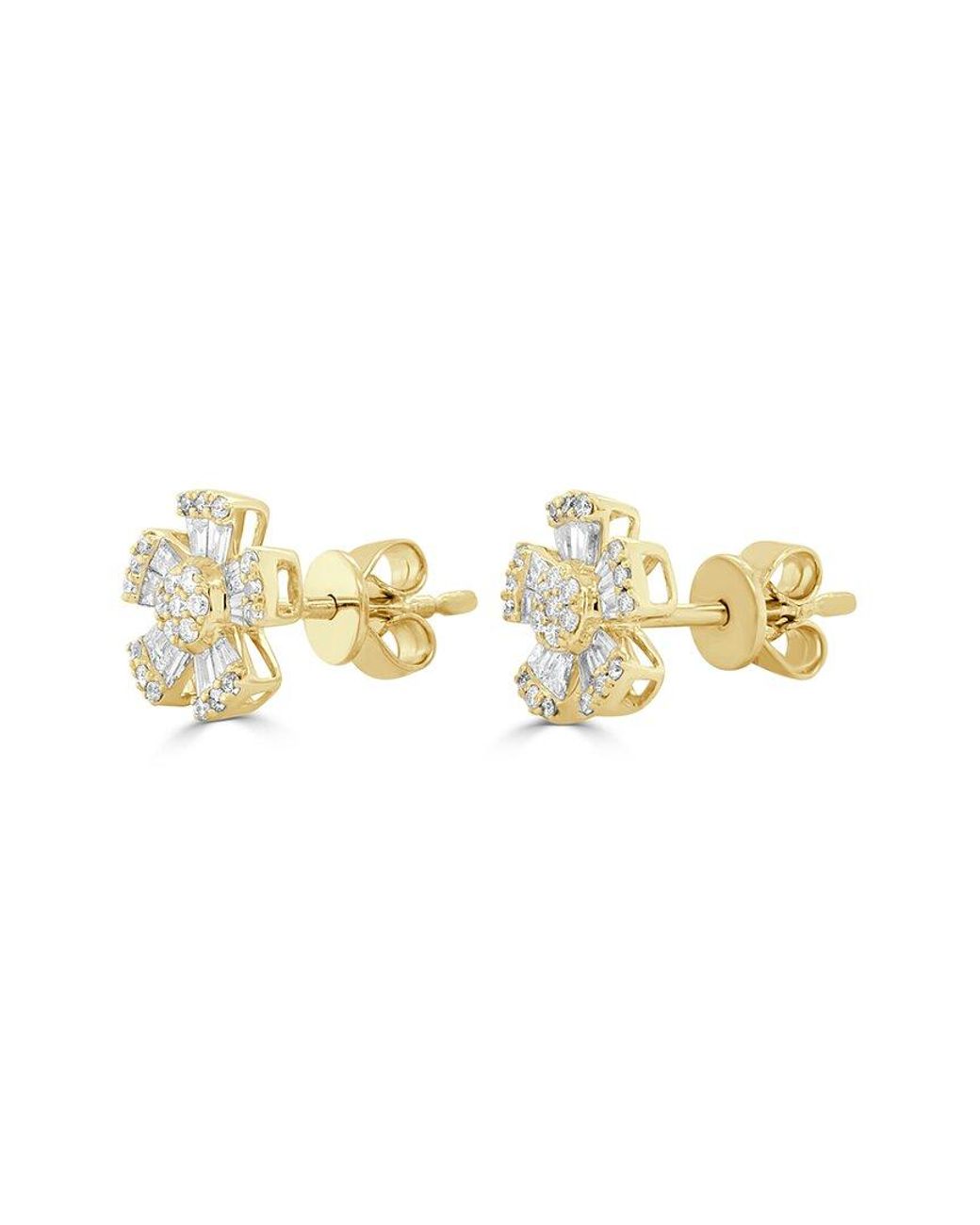 Sabrina Designs Metallic 14K 0.48 Ct. Tw. Diamond Stud Earrings