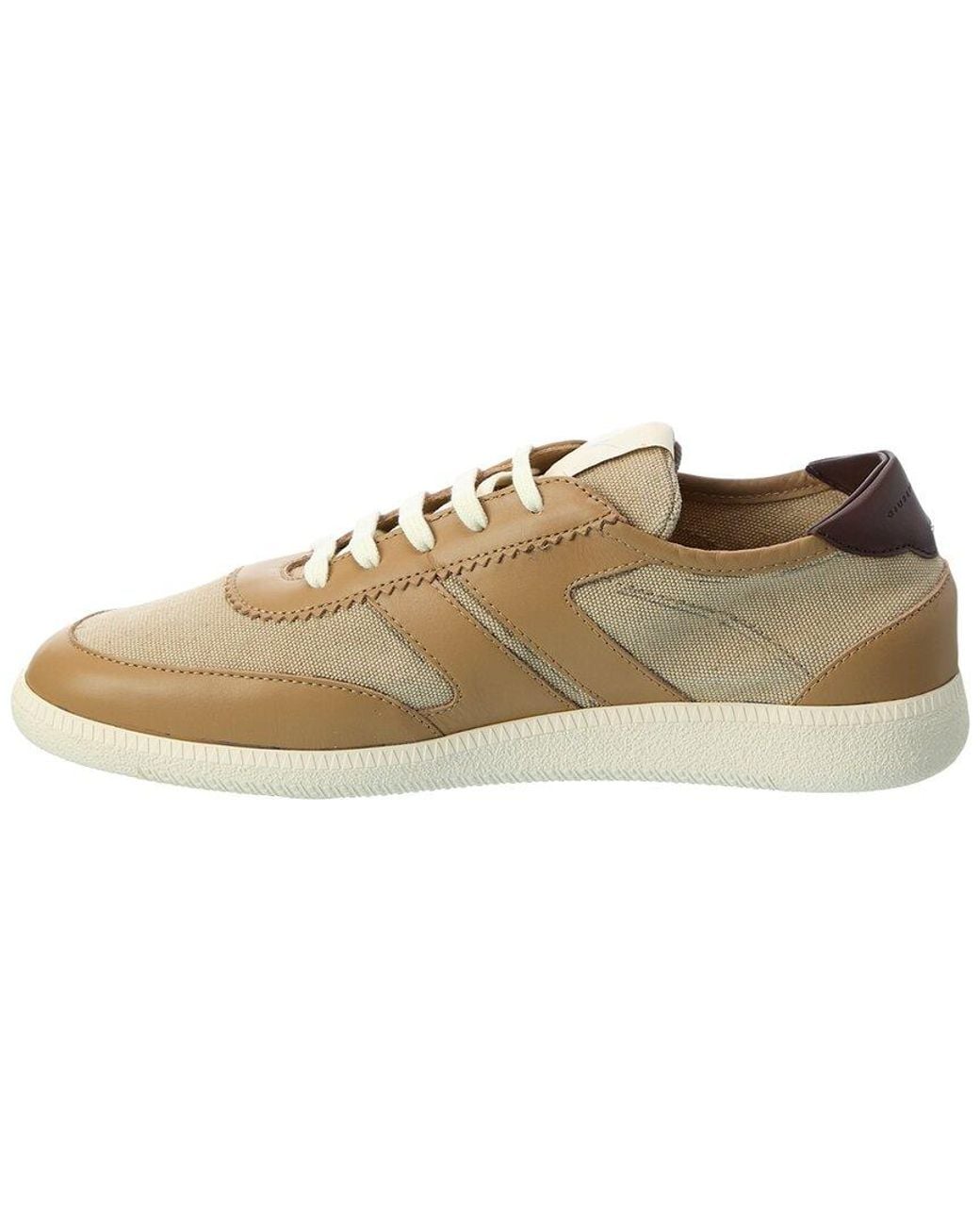 Giuseppe Zanotti Natural Orei Canvas & Leather Sneaker for men