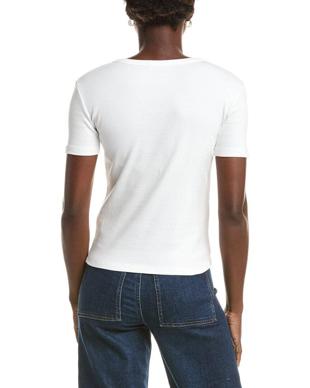 Max Mara White Zanora Top