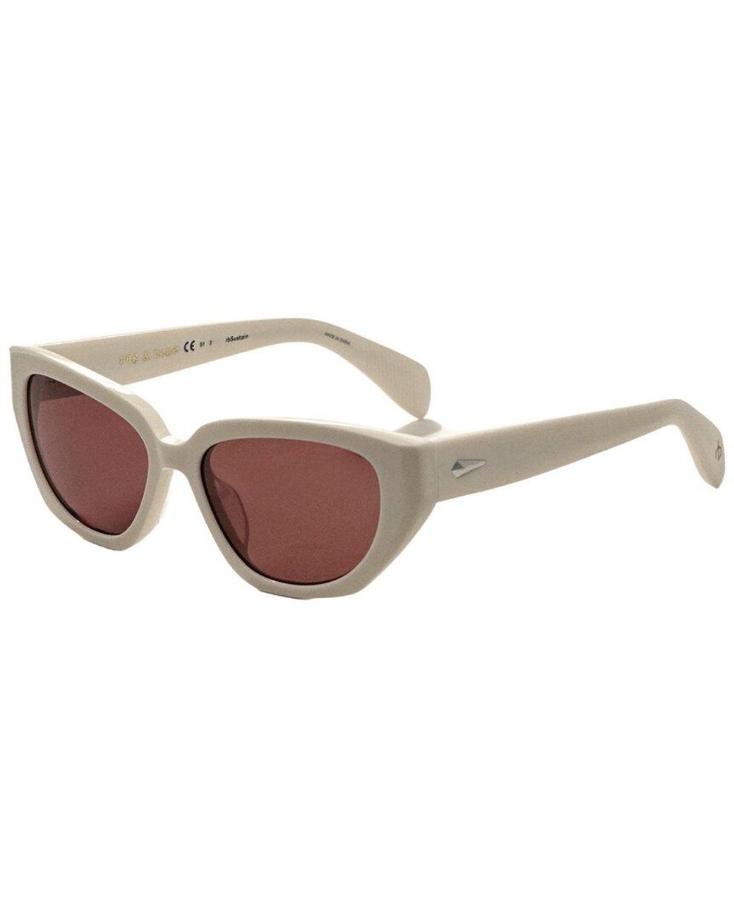Rag & Bone Natural Rnb1055 54Mm Sunglasses