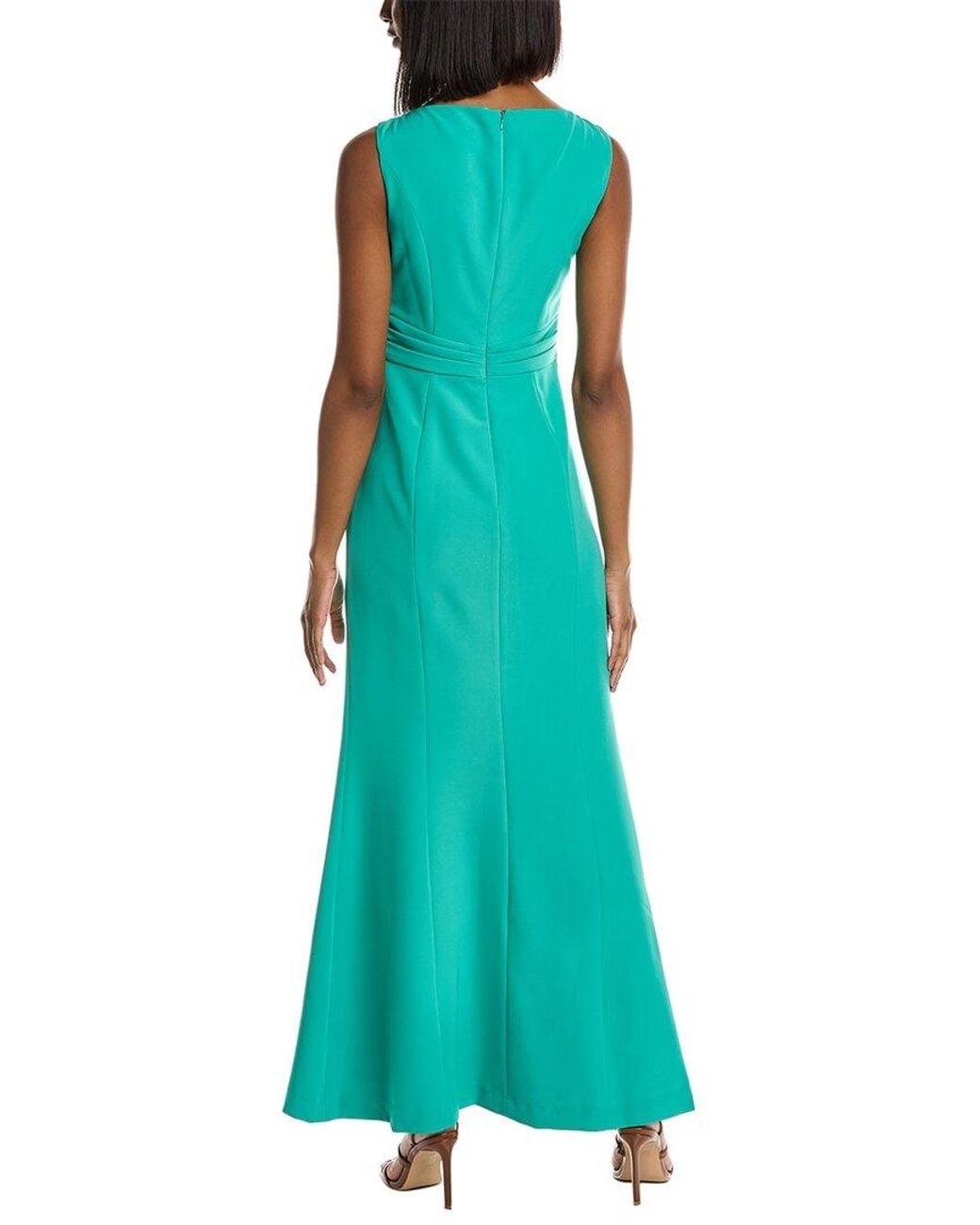 Kay Unger Green Sansa Gown