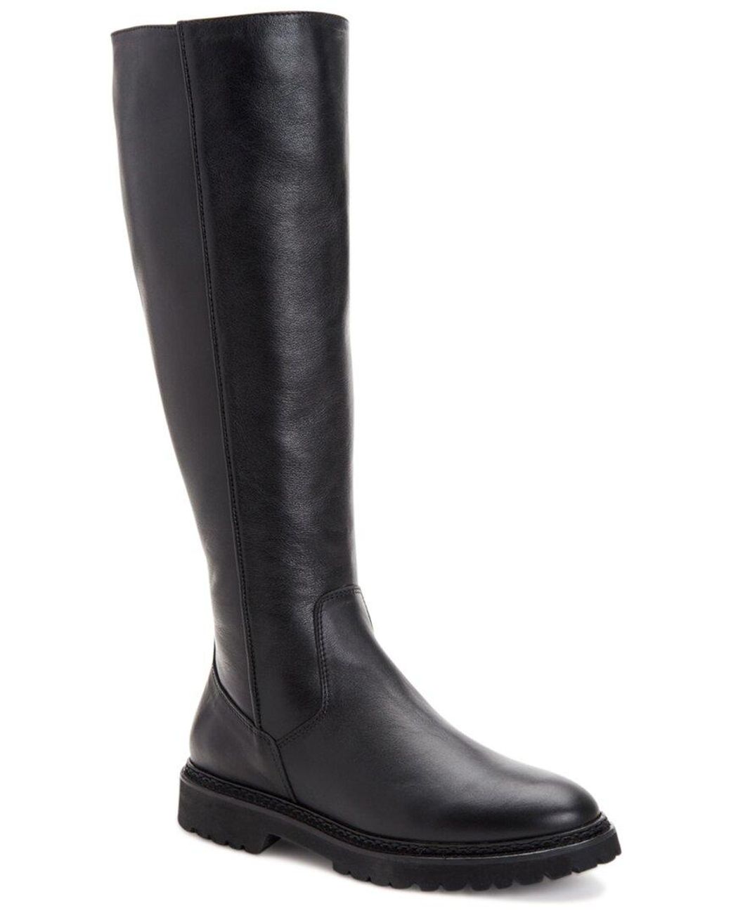 Aquatalia Marietta Weatherproof Leather Boot in Black | Lyst