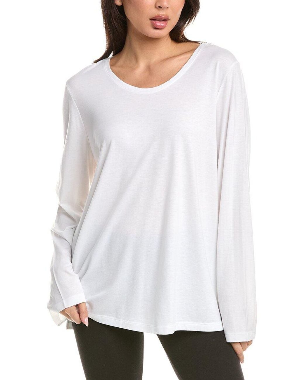 Hanro White Sleep & Lounge Shirt