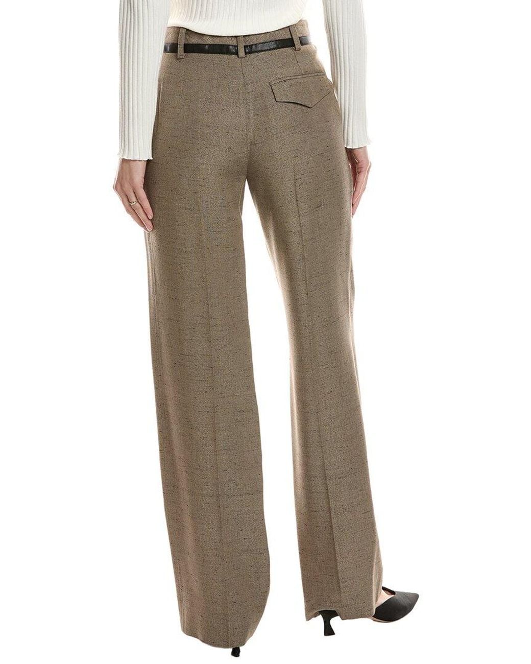 Proenza Schouler Natural Aiden Linen-Blend Pant