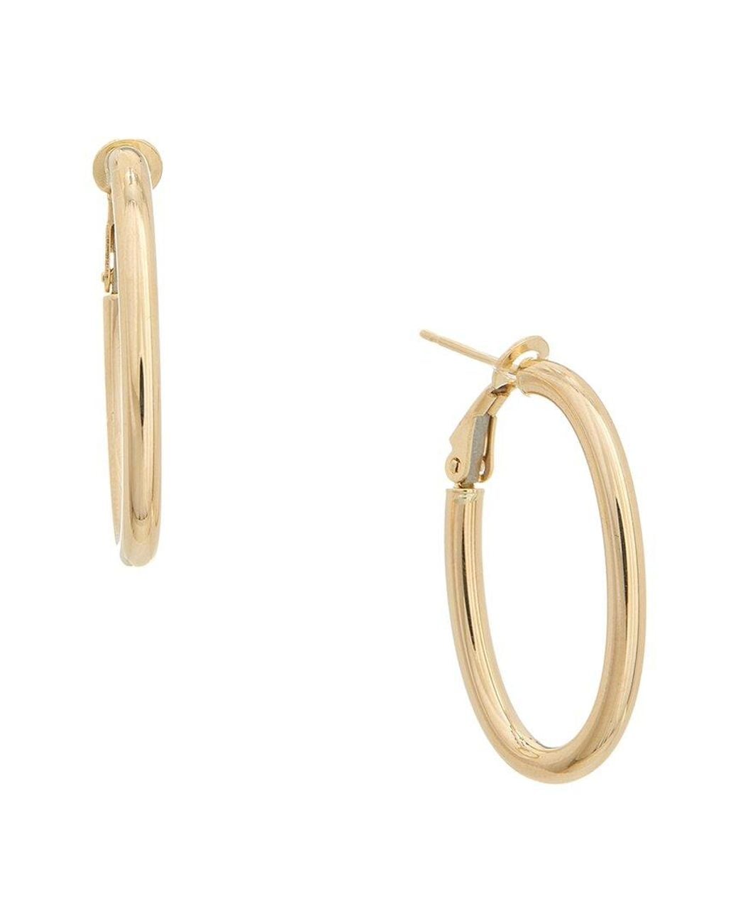 Italian Gold Metallic 14K Earrings
