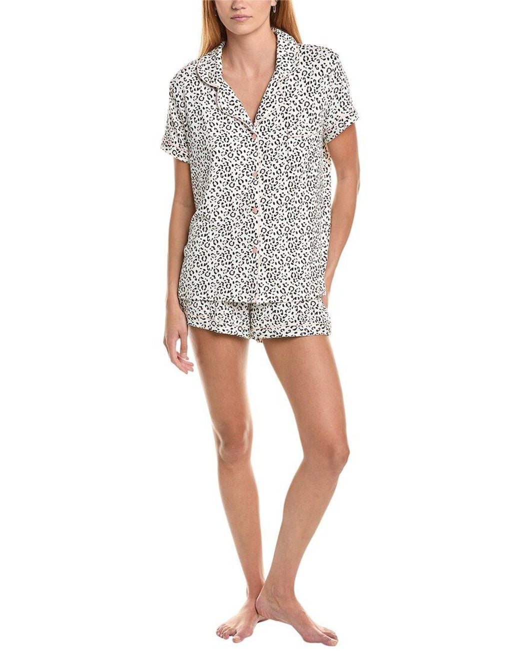 Tart Collections Gray 2pc Dixie Pajama Short Set