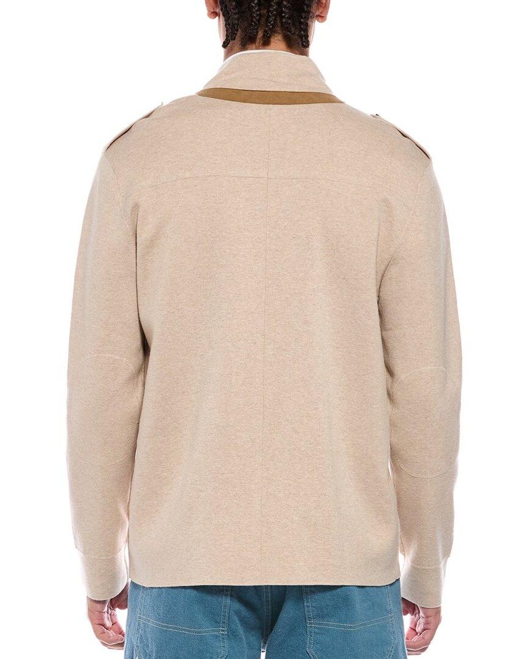 N.Peal Cashmere Natural Cashmere-Blend Safari Jacket for men