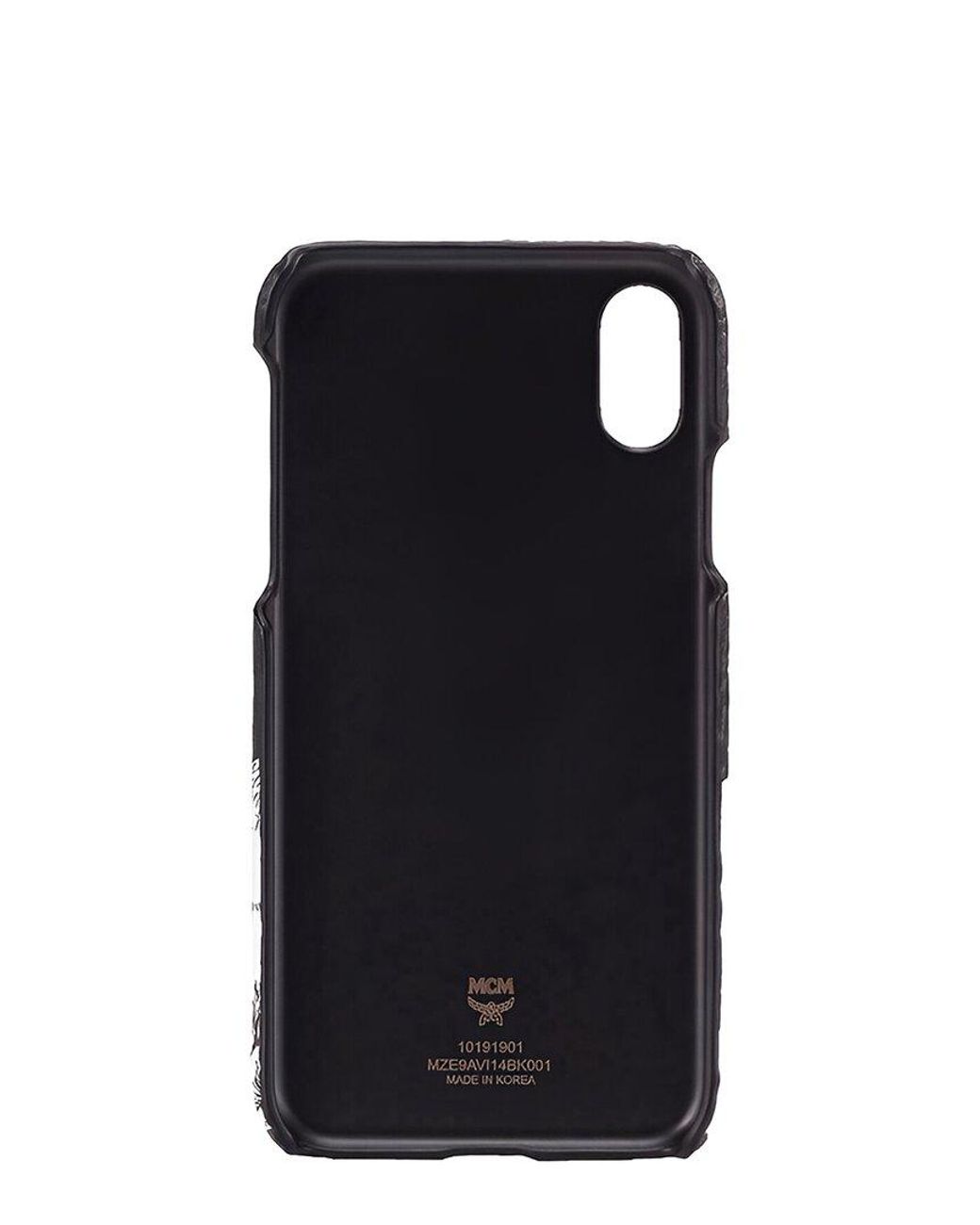 MCM Black Iphone X/xs Cover