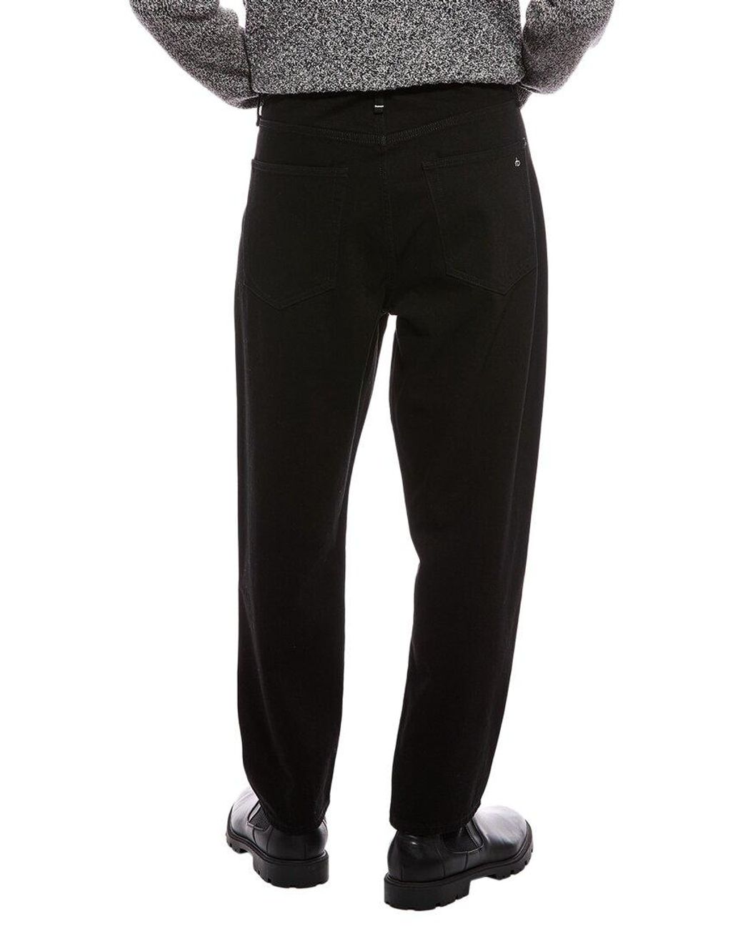 Rag & Bone Black Rb Taper Jean for men