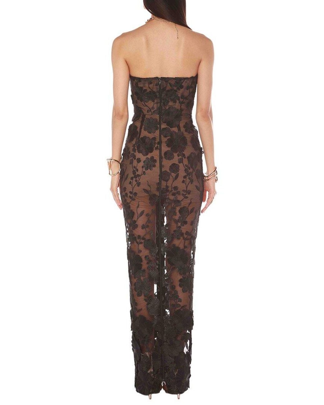 Bronx and Banco Black Jasmine Maxi Dress