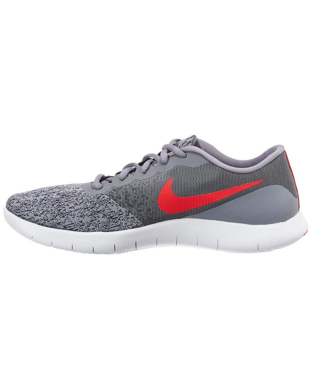 Nike Flex Contact Running Shoes in Gray for Men | Lyst