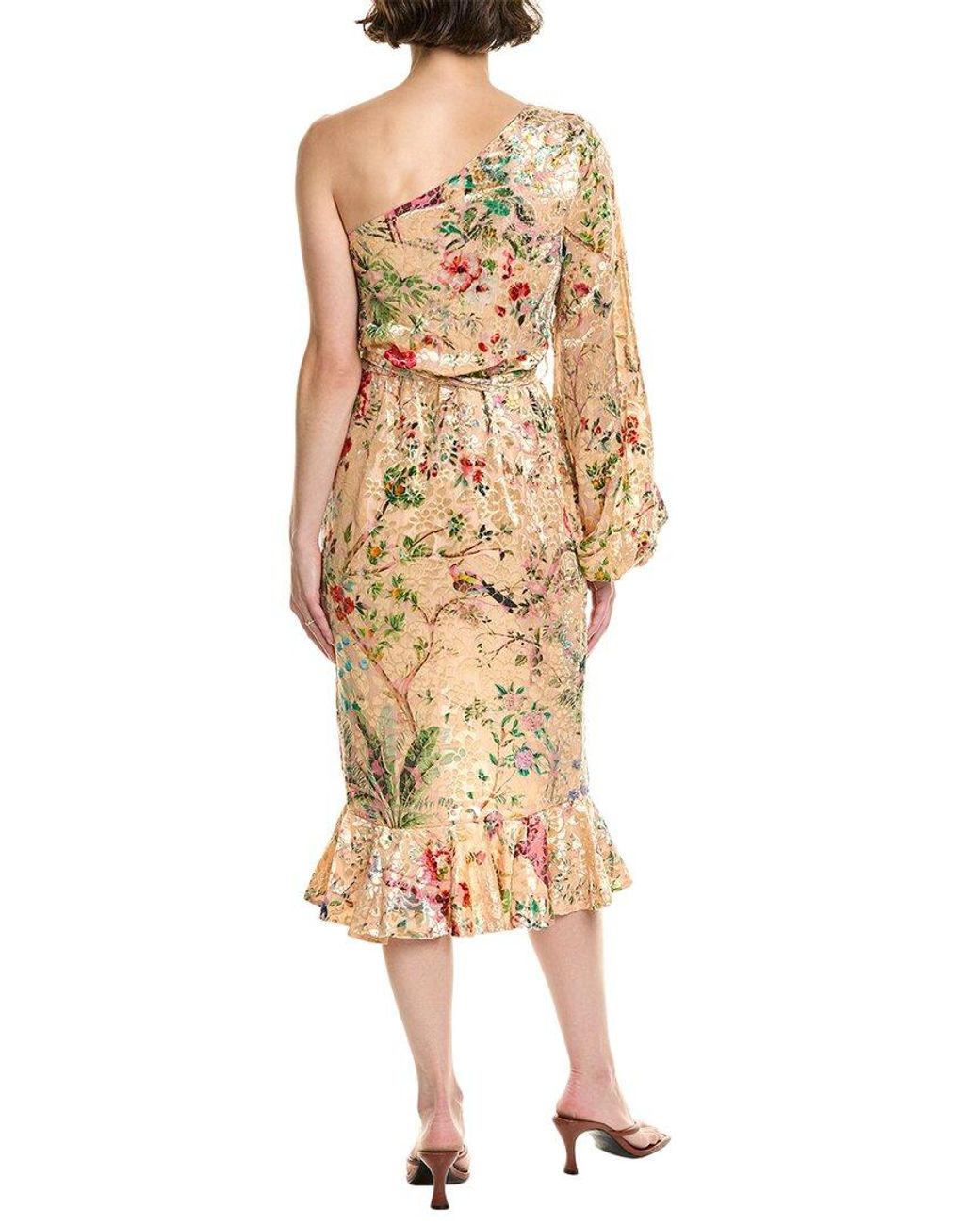 Hemant & Nandita Metallic Midi Dress