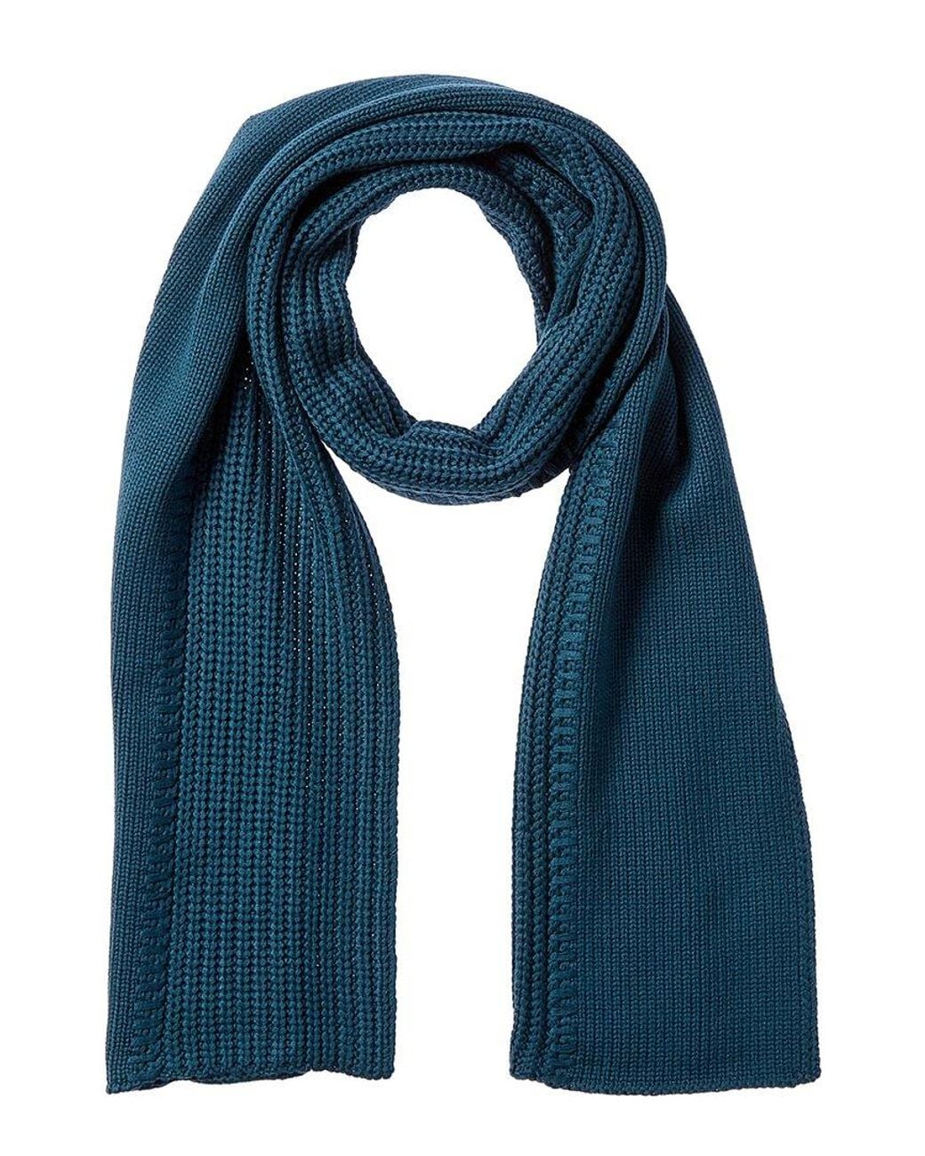 Rag & Bone Blue Ryan Wool-Blend Scarf