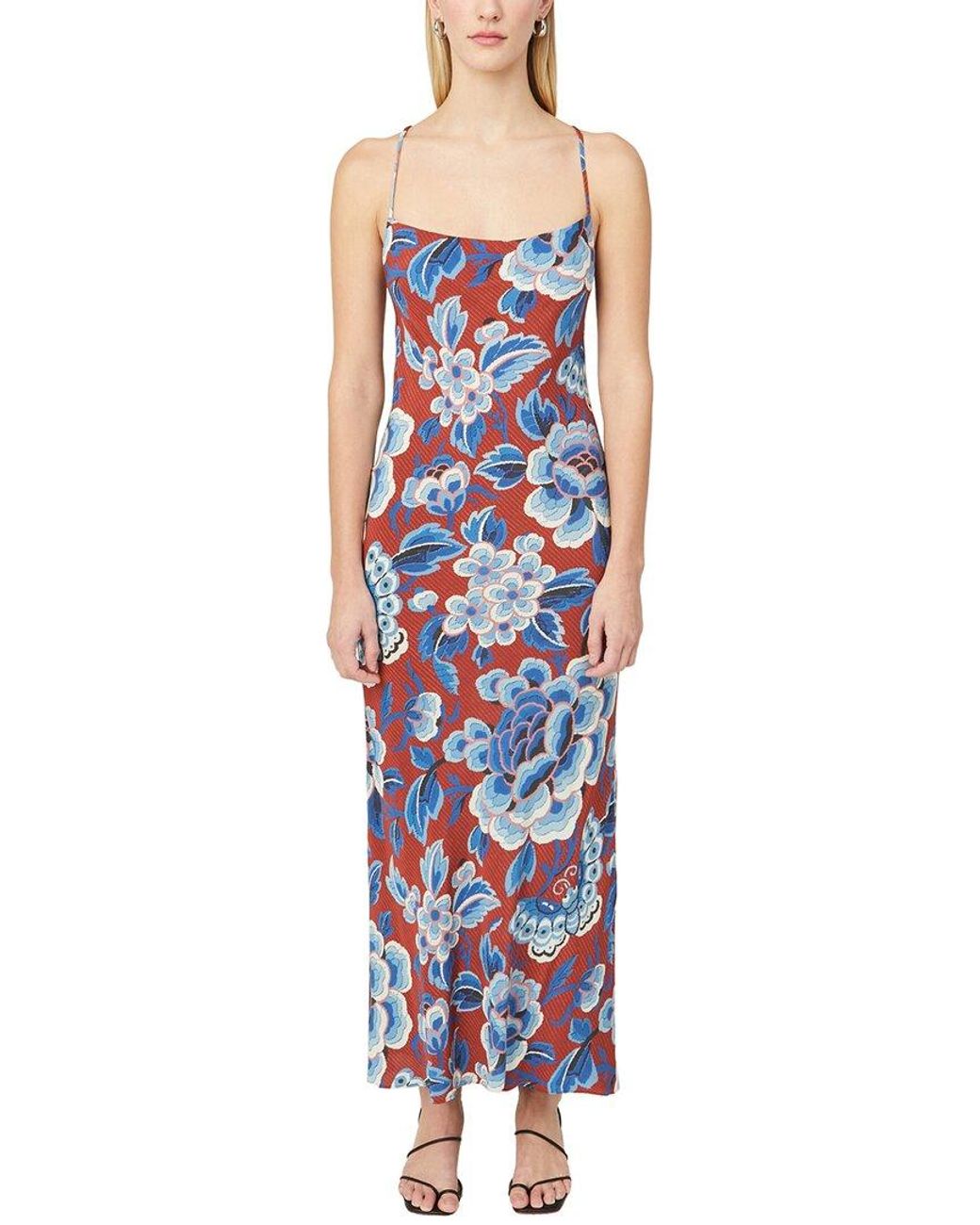 RHODE Blue Jemima Midi Dress