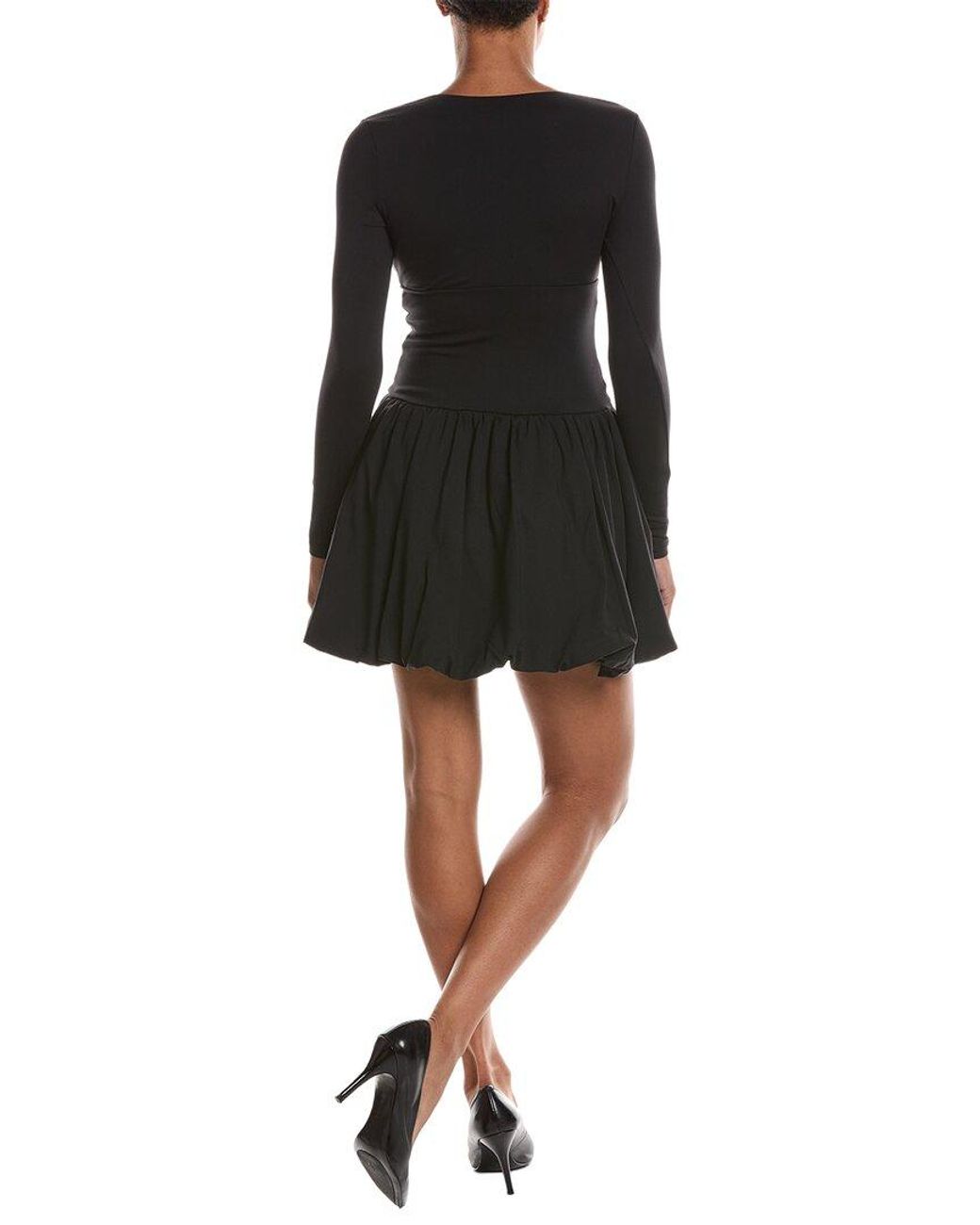 Susana Monaco Black Bubble Mini Dress