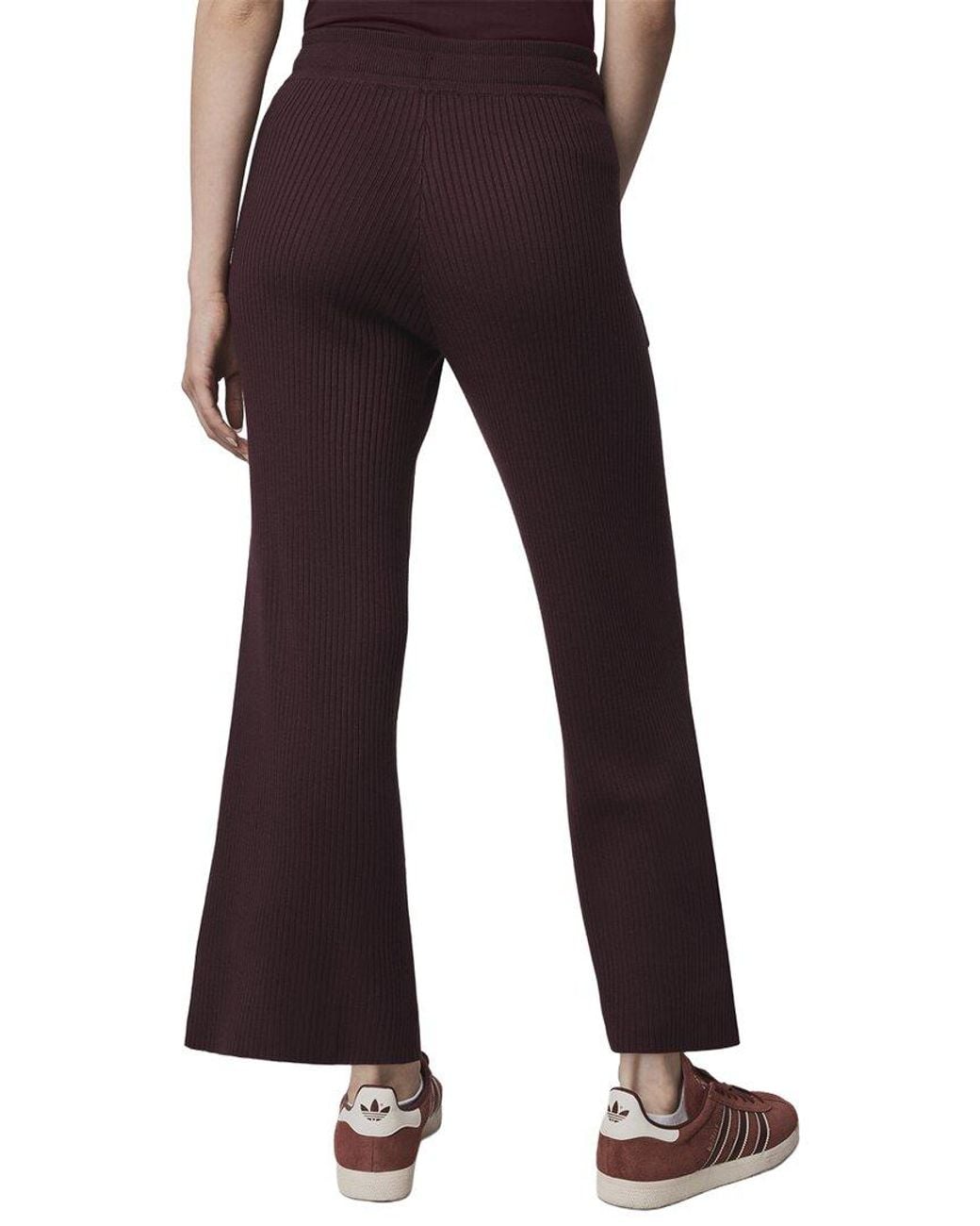 Splendid Blue Georgie Rib Cashmere-Blend Pant
