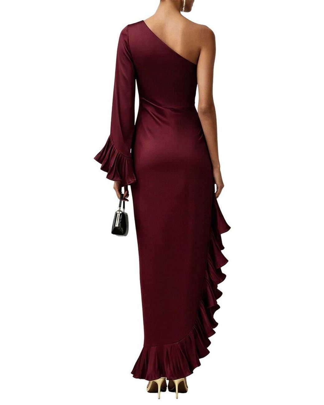 Dilireba Red Maxi Dress