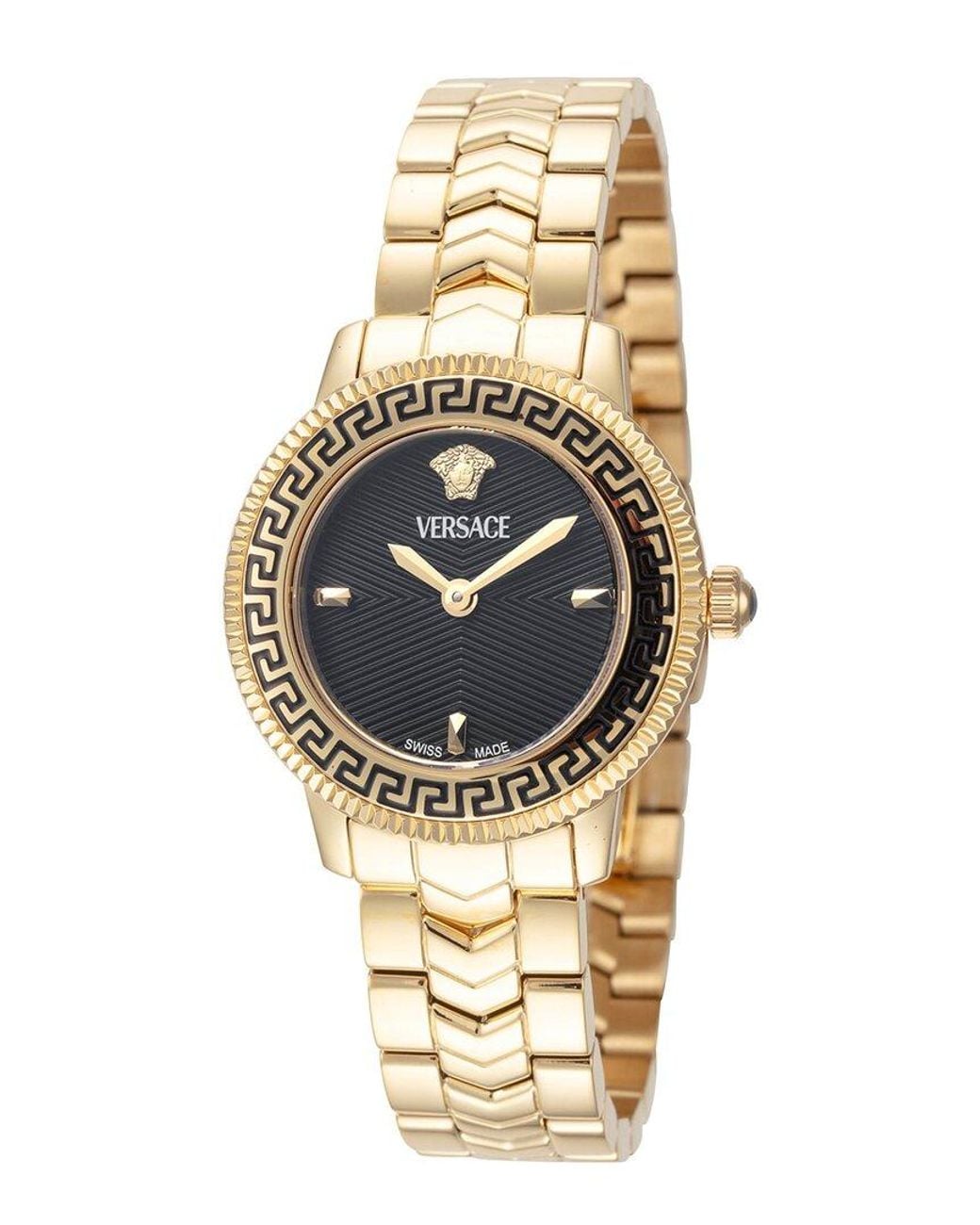 Versace V-icon Watch in Metallic | Lyst