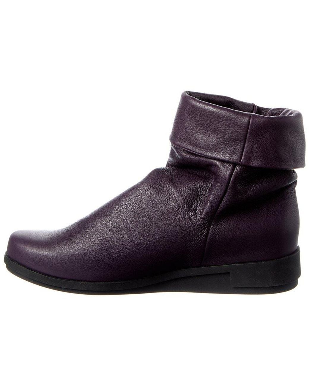 Arche Purple Dayarc Leather Bootie