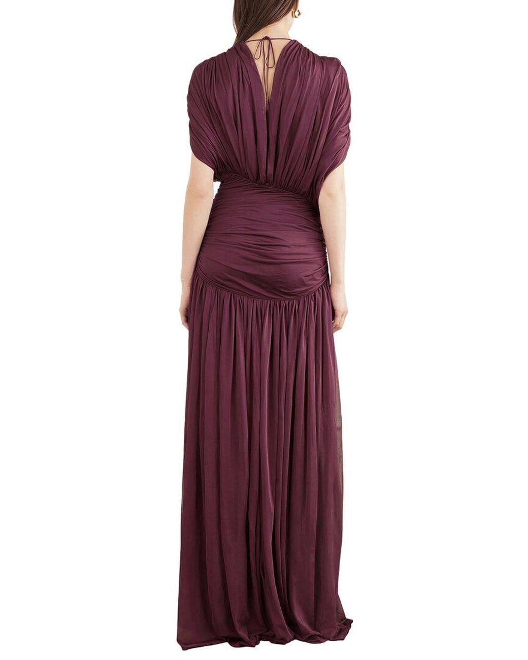 Dilireba Purple Maxi Dress