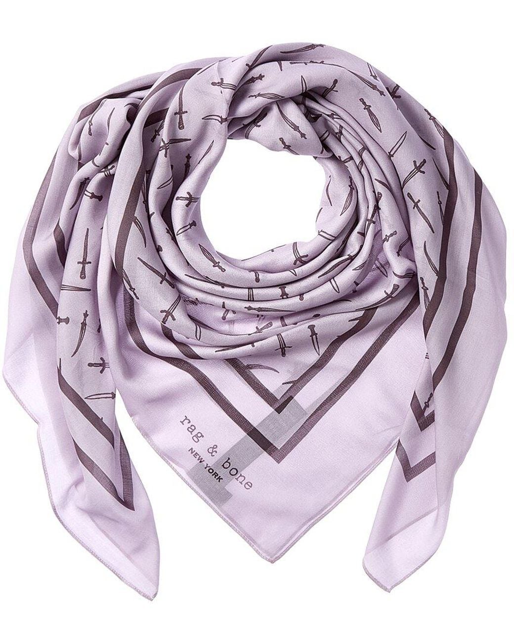 Rag & Bone Pink Dagger Scarf