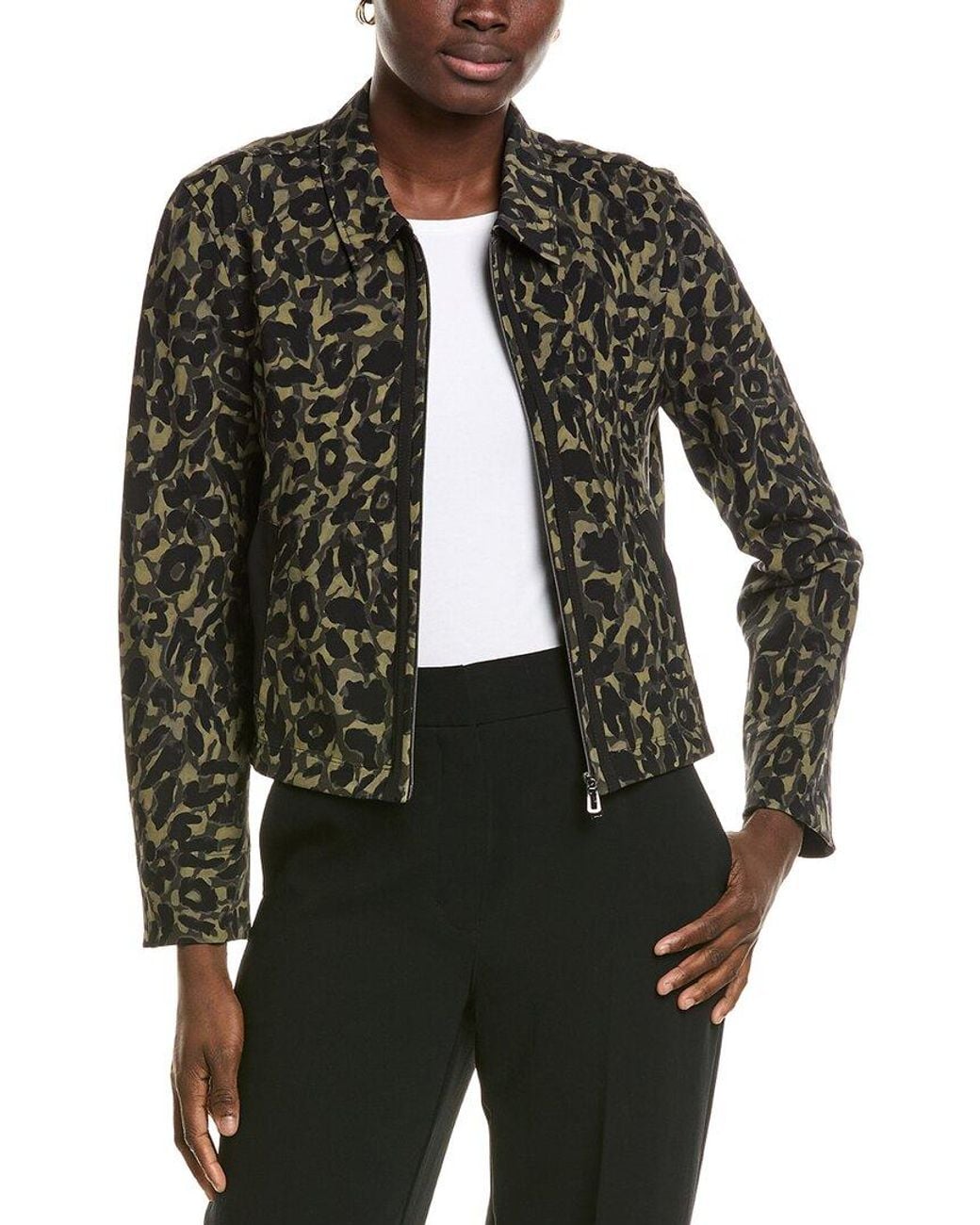 Marc Cain Black Reversible Quilted Jacket