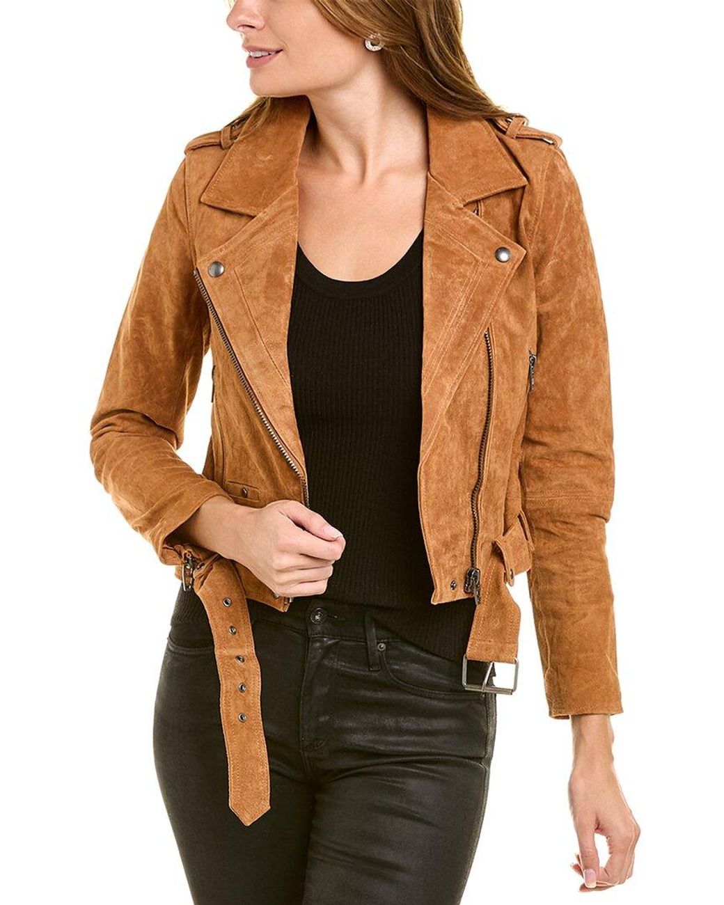 Blanknyc suede moto jacket el dorado store