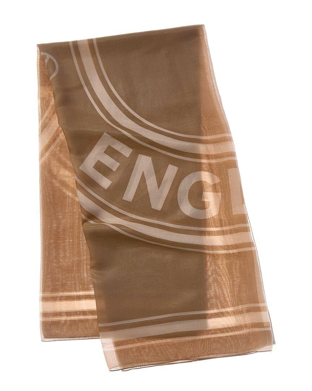 Burberry Natural Silk-Blend Scarf for men