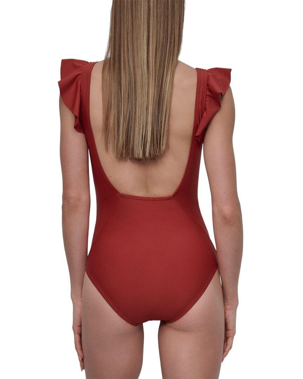 DKNY Red Swimsuit