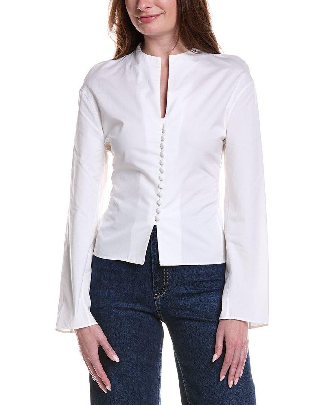 FFORME White Yancy Cropped Tailcoat Jacket