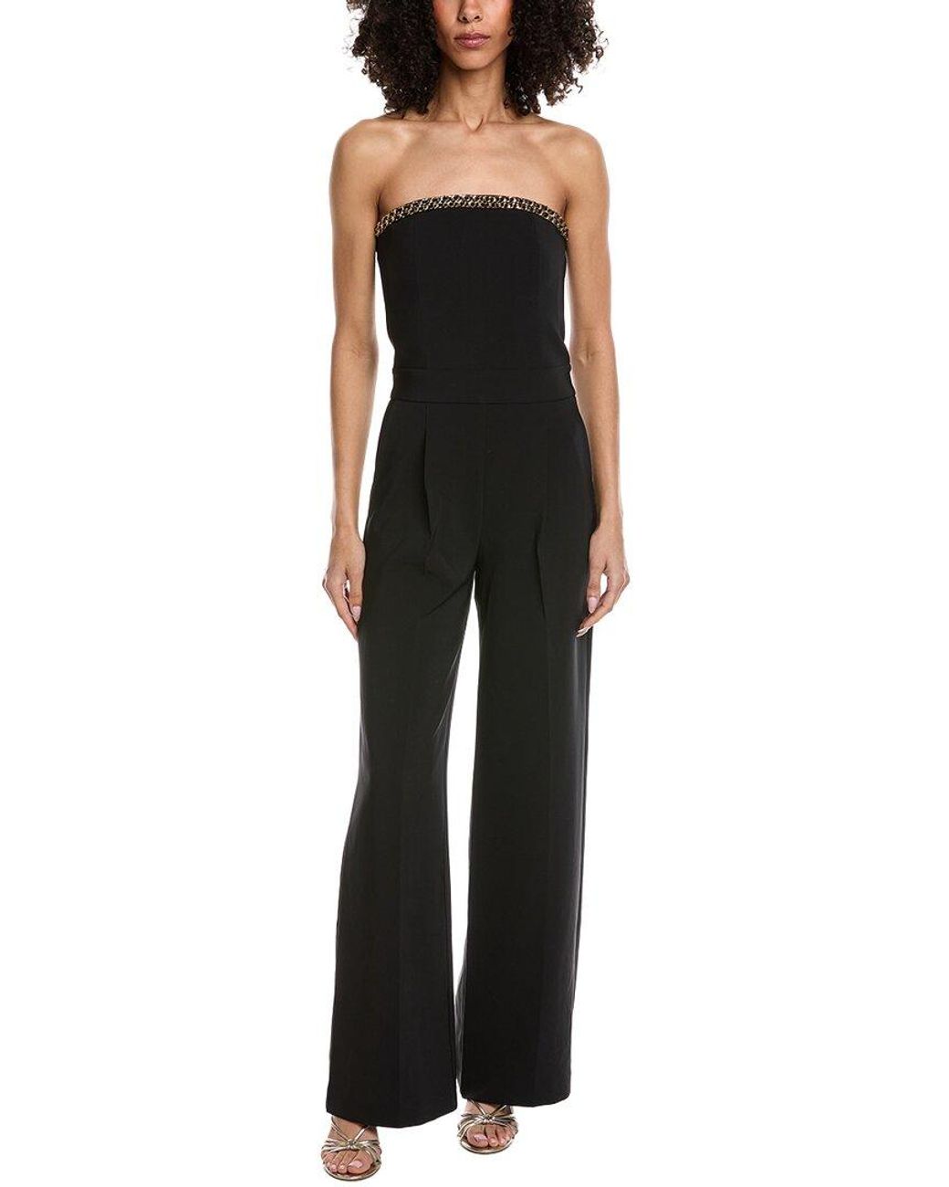 Generation Love Black Elore Crepe Jumpsuit