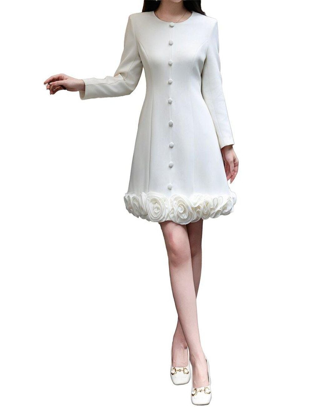 BRC By BURRYCO White Mini Dress
