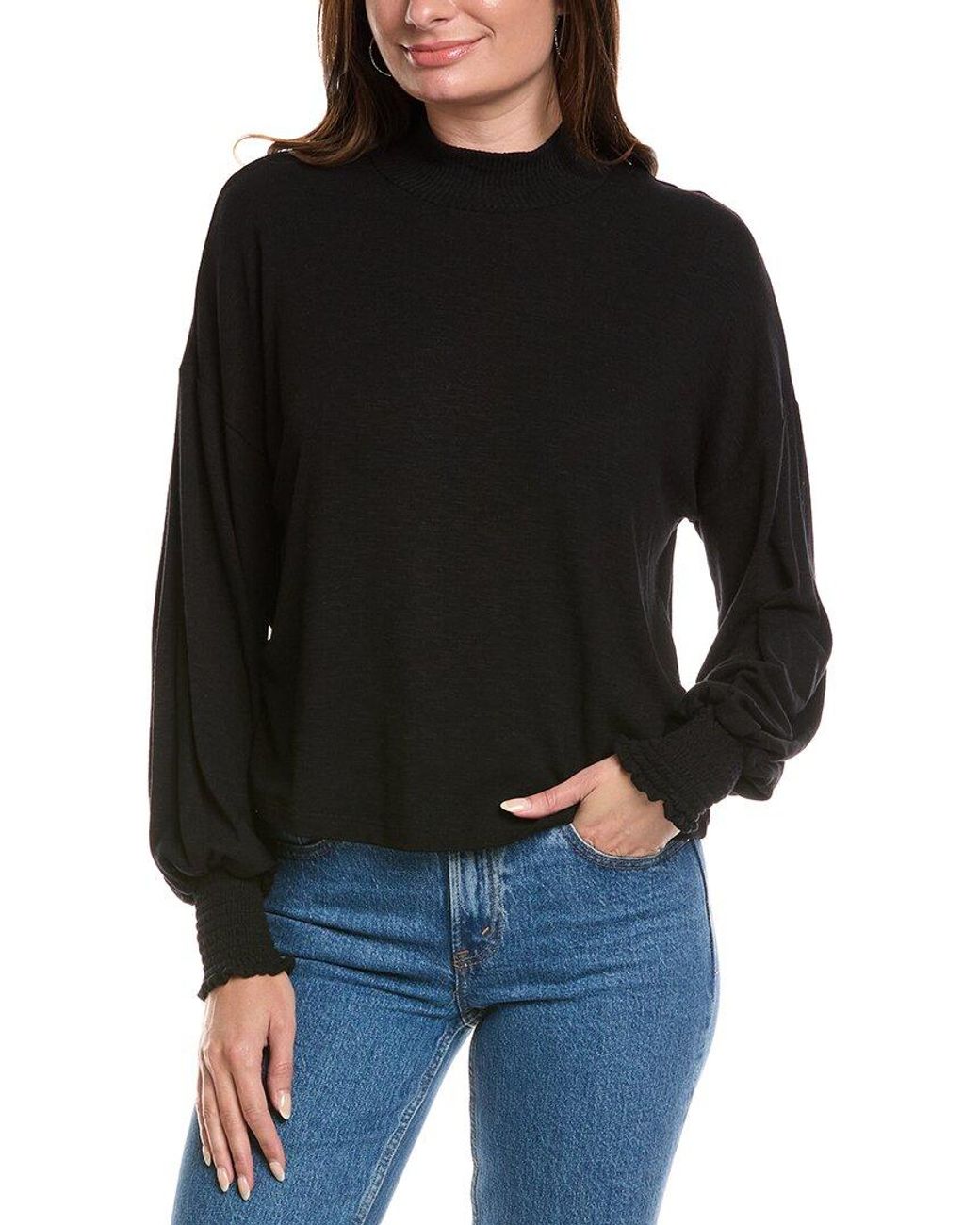 Michael Stars Black Lila Top