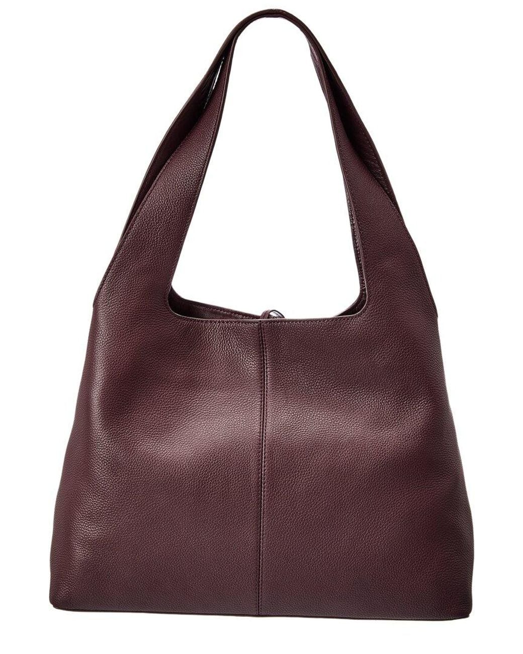 Vince Purple Meadow Leather Tote