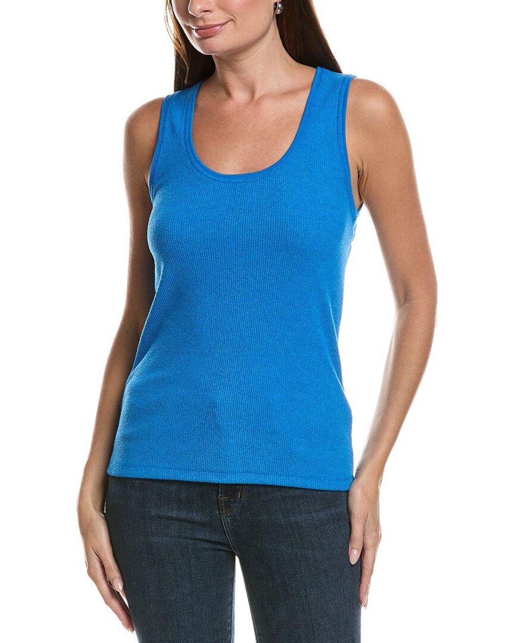 Proenza Schouler Blue Jessa Tank Top