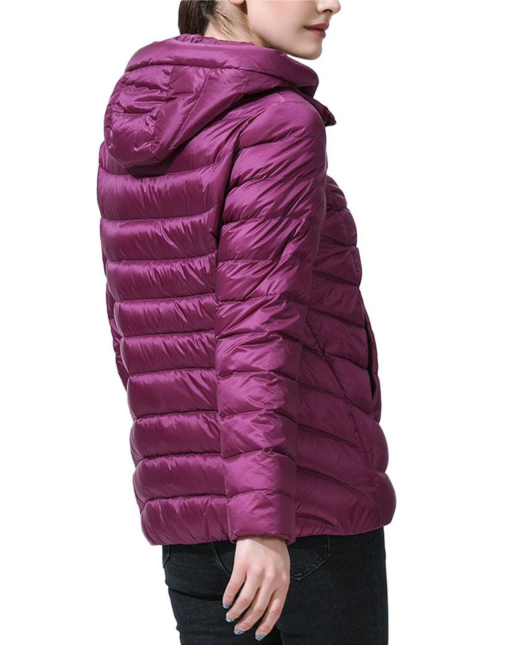 Olivia Taylor Purple Medium Down Jacket
