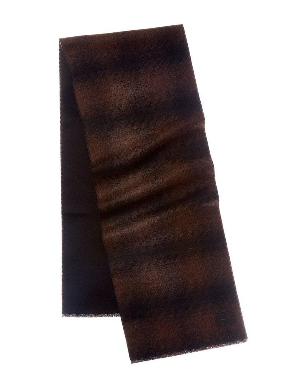 Vince Purple Doubleface Face Shadow Plaid Wool & Cashmere-Blend Scarf for men