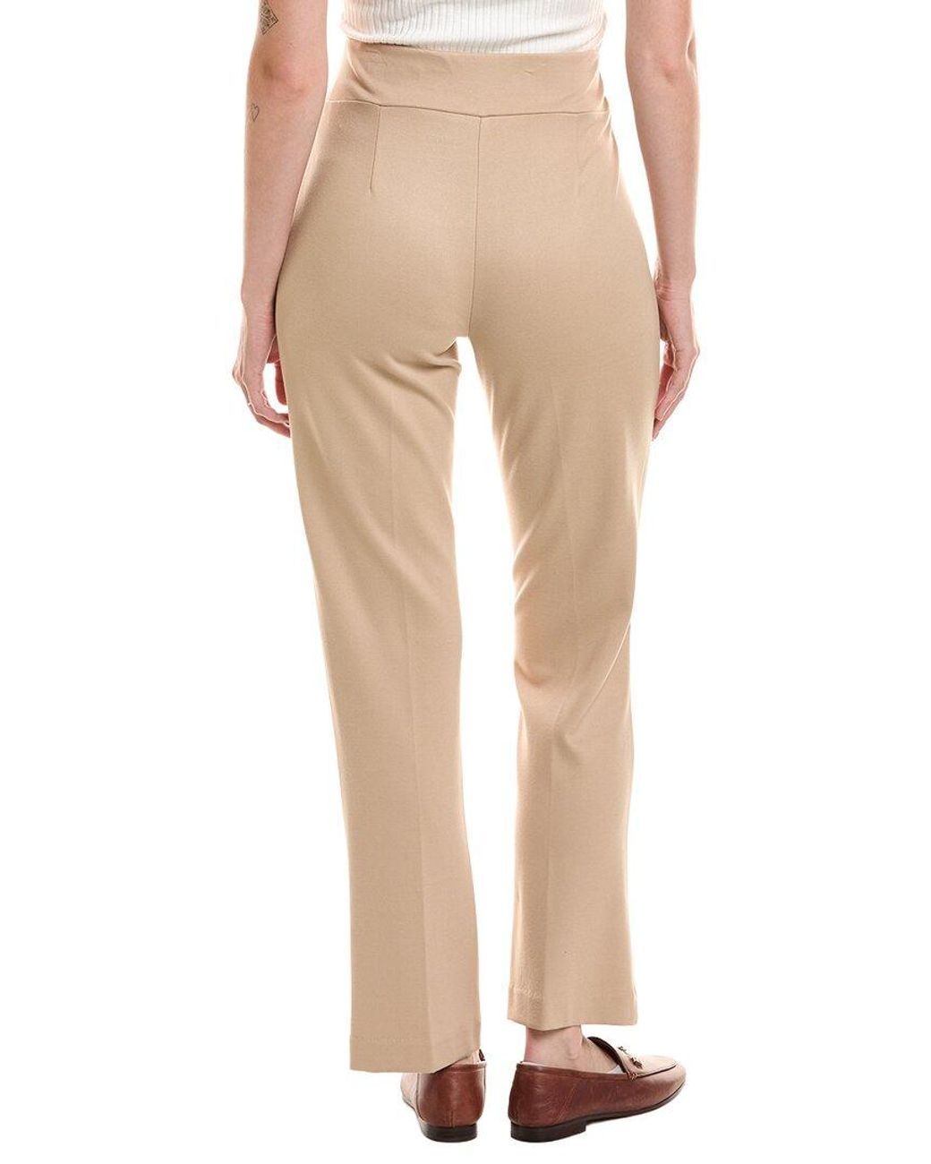 Jones New York Natural Pull-On Pintuck Trouser