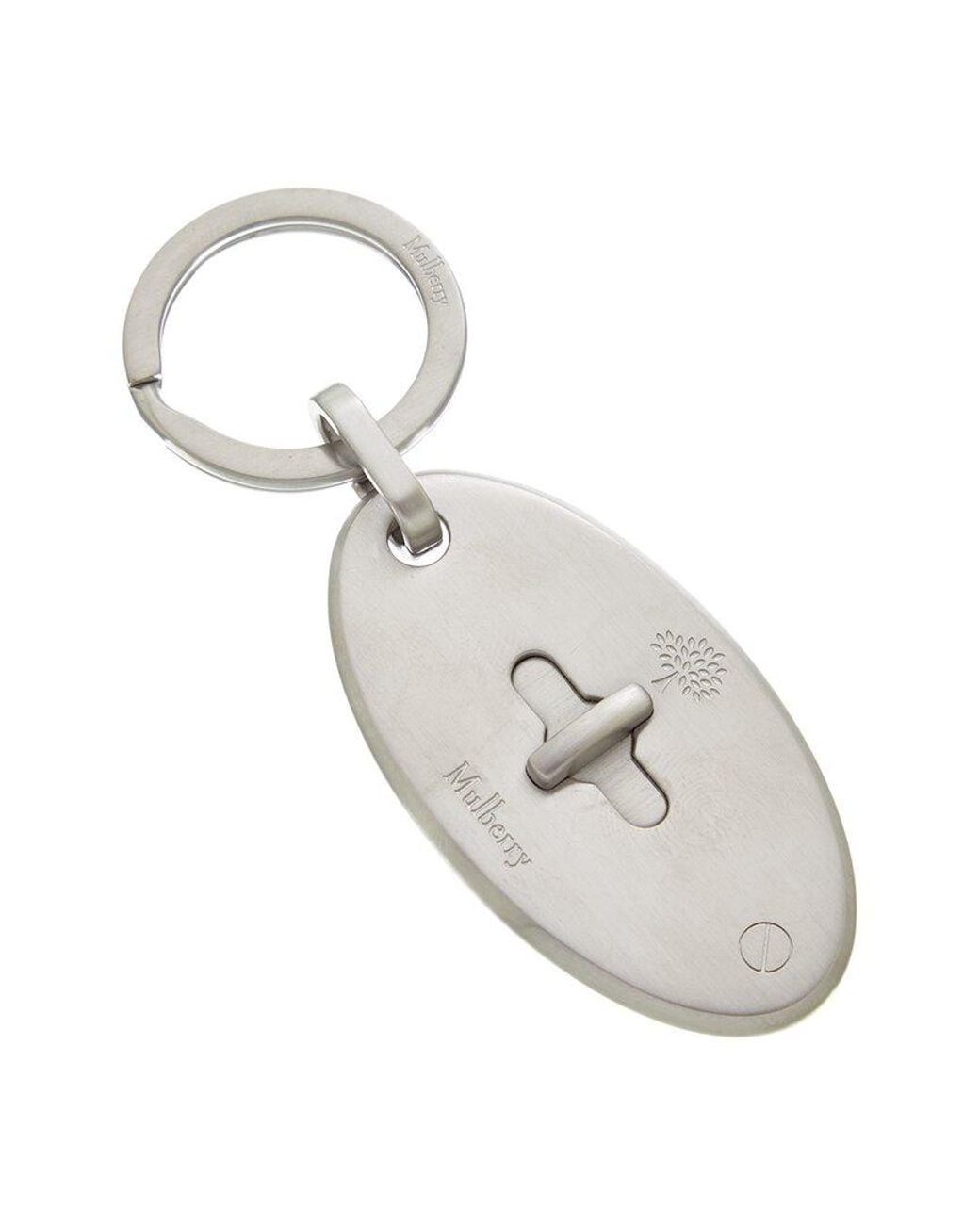 Mulberry Metallic Postman's Buckle Key Ring