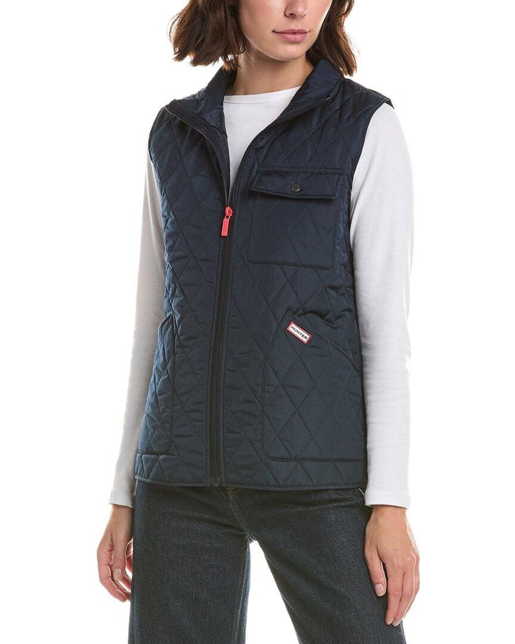 Hunter Blue Becky Quilted Vest