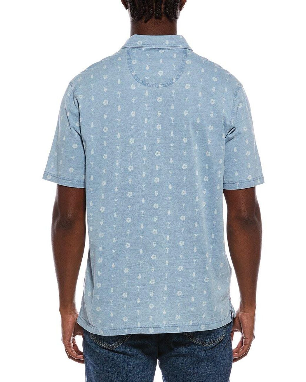 Tommy Bahama Blue Island Fiesta Polo Shirt for men