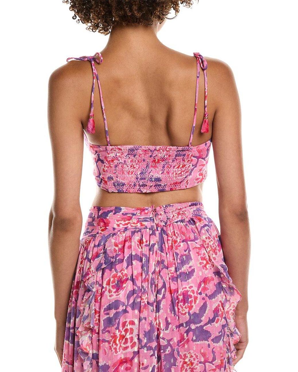 Rococo Sand Pink Bandeau Top
