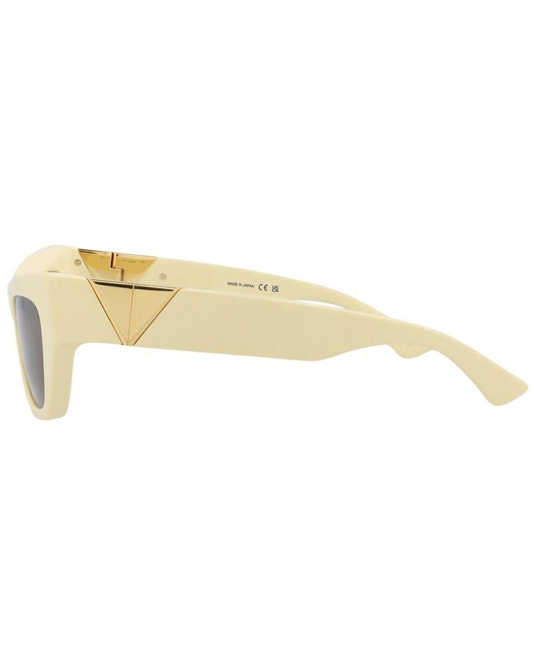 Bottega Veneta White Bv1177S 52Mm Sunglasses