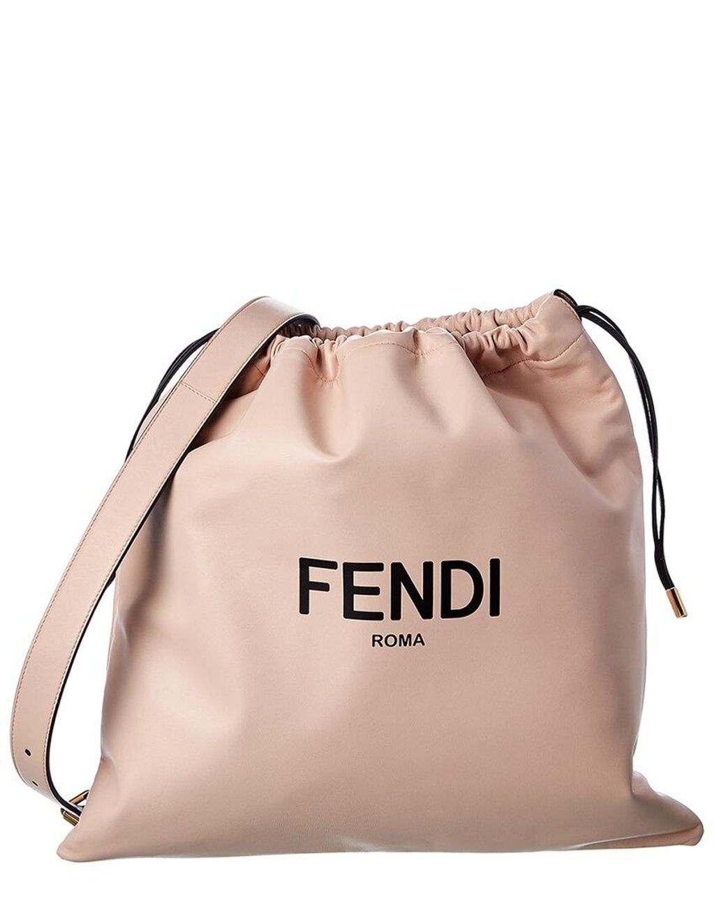 Fendi Pack Medium Leather Pouch in Pink - Lyst