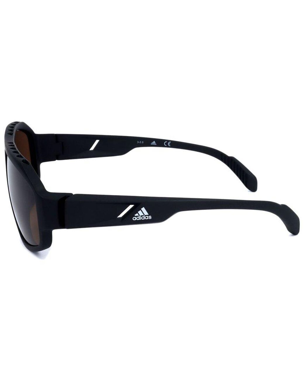 adidas Sp0025 62mm Sunglasses in Black | Lyst