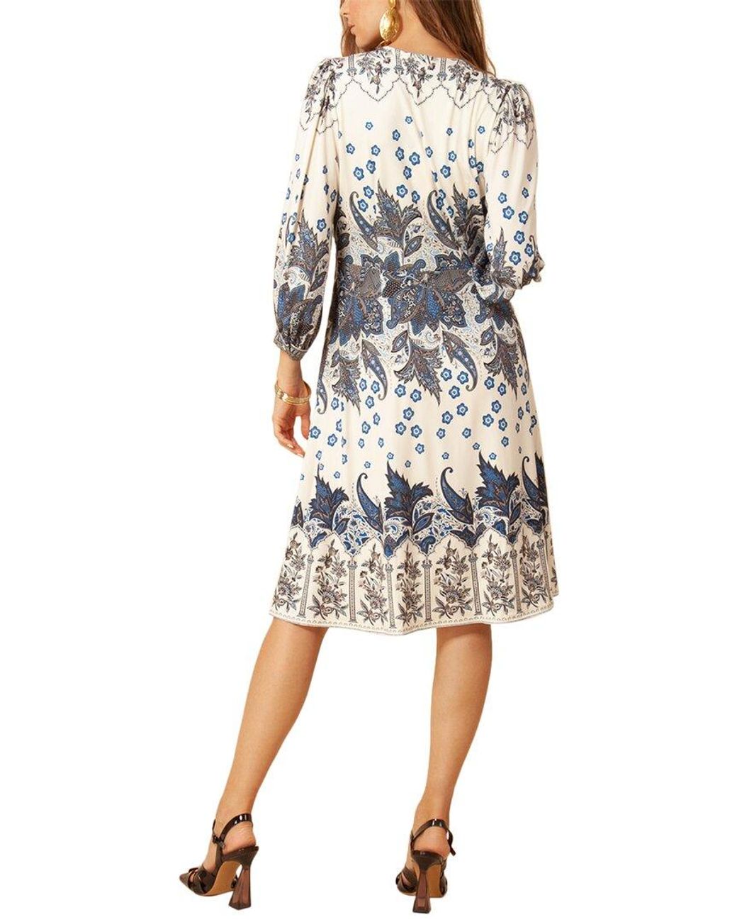 Hale Bob White Ity Midi Dress