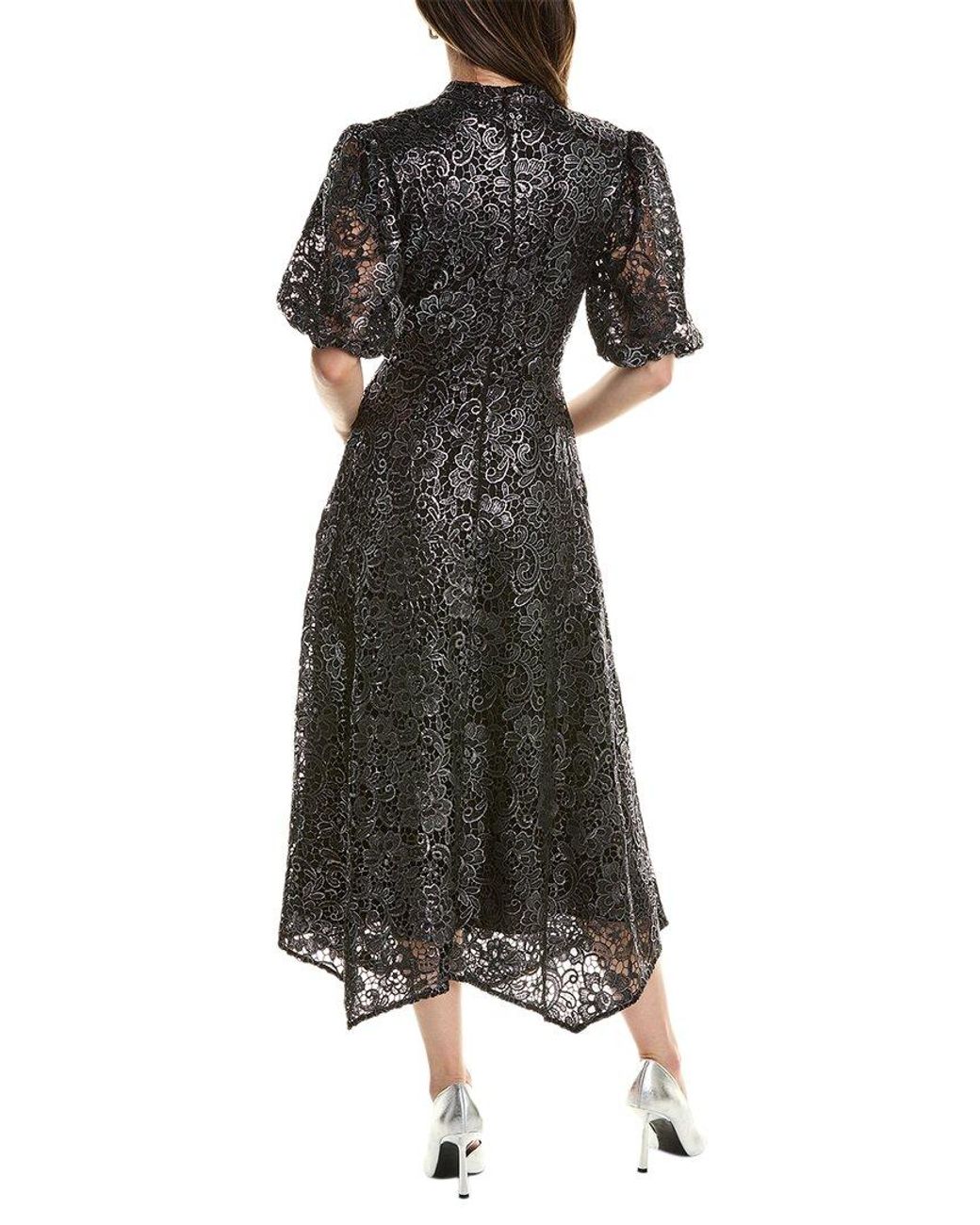 AllSaints Camila Lace Maxi Dress in Black | Lyst