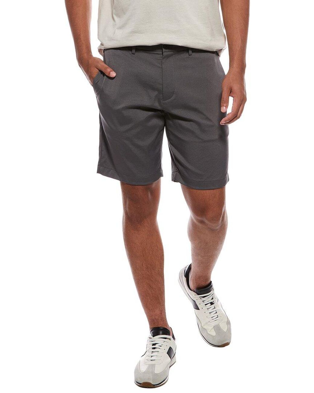 Theory Gray Zaine Ascend Short for men
