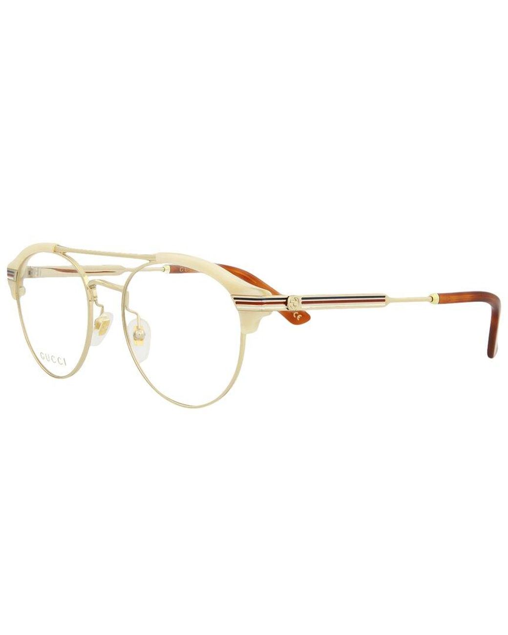 Gucci GG0289O 51mm Optical Frames in White for Men | Lyst